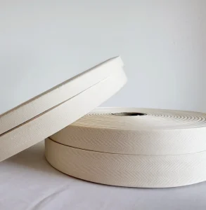 Factory Manufacturer 100% Cotton Twill Webbing Roll Custom 100% Cotton Ribbon Herringbone Bias Tape