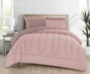 Factory Manufacturer 85g Polyester Fabric Single Needle Quilting Comforter Set with Pillowcase