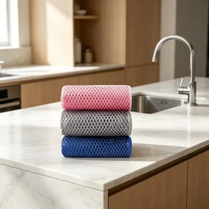 Factory Mesh Towel Super Absorbent Quick Dry Cloth Towel for Cleaning Washing Wiping Using