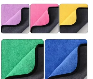 Factory Microfiber Car Cleaning Towels Doble Sided Absorbent Towels Soft Multi purpose Towels for Car home$kitchen