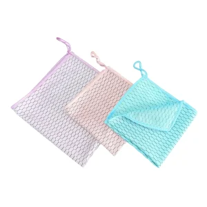 Factory Microfiber Mirror Cloth Towel Thickened Check Glass Cloth Reusable Lint Free for Cleaning Task