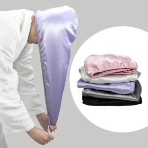 Factory Microfiber Turban Microfiber Hair Towel Wrap Luxury Satin Silk Hair Towels Quick Drying Towel for Hair