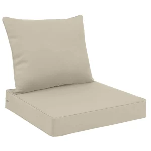 Factory Minimalist Fabric Outdoor Courtyard Furniture Cushion with Compressible High Density Sponge Seat Cushion Set