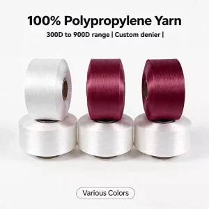 Factory Multifilament Yarn 400D FDY Anti Uv Textile Weaving Multicolored Fio De Polipropileno for Backpacks