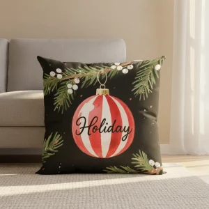 Factory New Design Colorful Printed Sublimation Print Geometric Marine Square Christmas Gift Pillowcase for Home Hotel