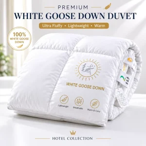 Factory OEM Custom Logo Packing Down Comforter RDS OEKOTEX Goose Down Available Multiple Sizes Bedding Supplier