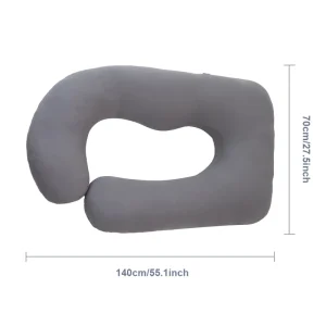 Factory OEM Soft Maternity Pregnancy Pillow Belly Support Comfortable Baby Nursing Pillow Full Body Removable Cover