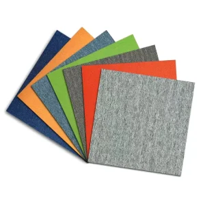Factory Office Commercial Colorful 50 * 50cm Carpet Tiles Pvc Mosaic Floor Mat