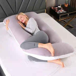 Factory Outline U Shaped Maternity Pillow for Pregnant Women Cooling & Massage Therapy for Back Body & Neck for Nursing