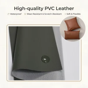 Factory-Owned & Operated Aging-Resistant Genuine Leather-Like Appearance Artificial PVC Synthetic Leather for Pillow