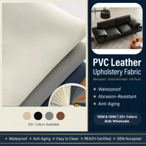 Factory Owned Operated Scratch Resistant Stain Resistant Pvc Leather Sofa Material