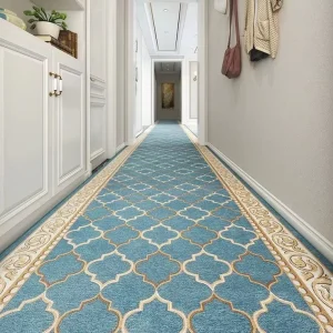 Factory Persian Polyamide Tufted Passage Floor Carpet Custom Runner Rug Tapis With Motifs for Hotel Bedroom Hallway