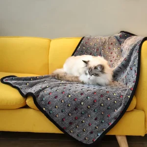Factory Pet Blankets Thickened Fleece Flannel Pet Blanket Bed Mat Throwfour season Warmth Cats Geometric Pattern Instagram