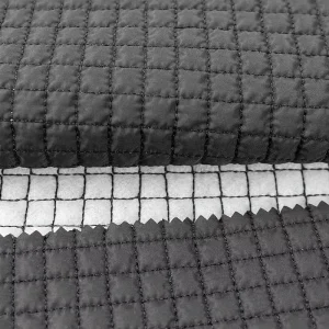 Factory Plaid Check Spring Pongee Quilted Fabric Custom Printed Checkered Jacket Vest Lining Bag Waterproof 100%