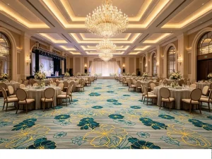 Factory Polyester Wall to Wall Carpet Fireproof Anti slip Wear Resistant Custom Design Free Sample for Hotel Banquet Distributor