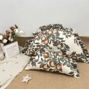 Factory Popular Baby Dumpling Pillow Cotton Polyester Fiber Floral Design Dumpling Cushions Decor Throw Pillows