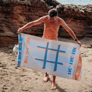 Factory Portable Sublimation Beach Towel Customized Large Sand Free Beach Towel for Travel