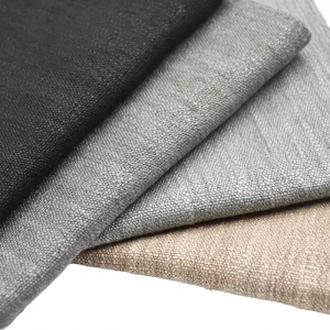 Factory Premium 100% Polyester Waterproof Dyed Lightweight Voile Sofa Fabric for Sofas and Office