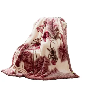Factory Price 100% Polyester Fabric Blanket Raschel Gravity Blanket