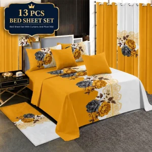 Factory Price 13 Pieces King Size Printed 100% Cotton Bedding Set Customizable Home Bulk Order