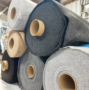 Factory Price Breathable Waterproof Anti Static Heavyweight Nonwoven Automotive 4 Way Stretch Carpet