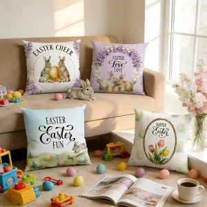 Factory Price Custom Design Personalized Pattern Linen Plush Eco-Friendly Removable Washable Decorative Throw Pillow