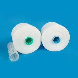 Factory Price Custom Dyed White 100% Virgin Yizheng Polyester Core Spun High Tenacity 20S Yarn Oeko Tex Certified Clothing