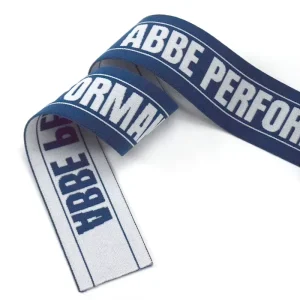 Factory Price Customized logo Jacquard Elastic Nylon Underwear Waistband for Apparel Accessories Webbing
