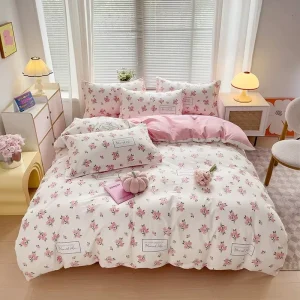 Factory Price Disperse Printed Fabric 100% Polyester Microfiber Home Textile Bedding Set High Quality