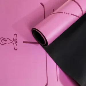 Factory Price Durable Adjustable Natural Rubber Formaldehyde free Portable Yoga Mat for Pilates Studio Yoga Training Health