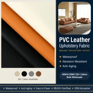 Factory Price Fade Resistant Matte Finish Embossed Pvc Leather Fabric Hard 2.0 for Sofa