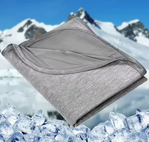 Factory Price High Quality Cooling Blanket for Hot Sleepers Summer Comfort Breathable Lightweight Blanket Double Queen King