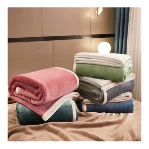 Factory Price Luxury Blankets Throws Large Size Double Bed Blankets for All Seasons