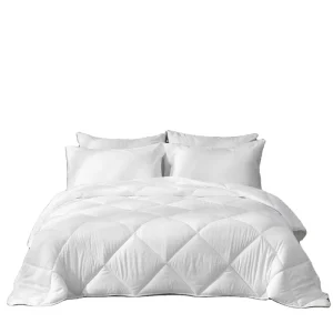 Factory Price Luxury Set White Comforter King Size Bedding Comforters for Twin Bed With Corner Tabs