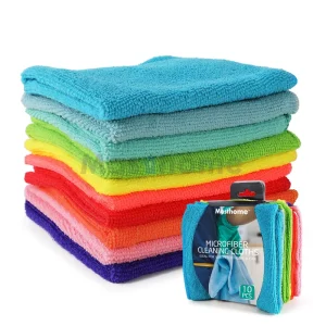 Factory Price Micro Fiber Cleaning Towel 40X40 Cm Minimum Price Dish Kitchen Rags Car Glass Towels Microfiber Cleaning Cloth