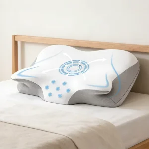 Factory Price Modern Orthopedic Memory Foam Wedge Cervical Pillow for Neck Pain Relief Contour Design Bed Room Use