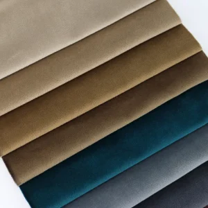 Factory Price Plain Upholstery Sofa Fabric Material Holland Velvet Fabric