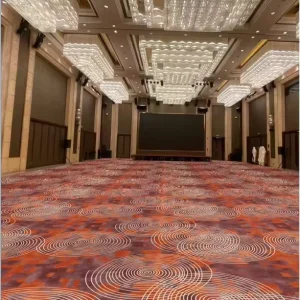 Factory Price Polyester Large Wall to Wall Carpeting for Banquet Hall Hotels Customizable Prayer & Car Use Rolls