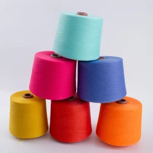 Factory Price Raw White 30s 20s CT6535 Cotton Polyester Blended Fabric Socks and Gloves Machine Knitting Yarns for Sale