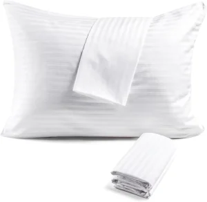 Factory Price Soft Cotton Pillow Protectors Oeko-TEX Certified Pillow Cover with Zipper up Pillow Cases