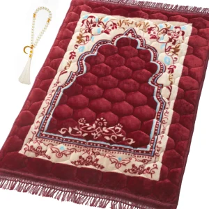 Factory Price Soft Washable Area Islamic Prayer Mat Area Rugs Orthopedic Sajadah Muslim Prayer Mat