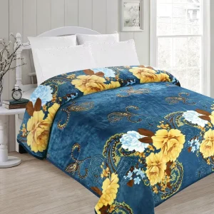 Factory Price Throw Blankets for Winter Bed Luxury 400gsm Flannel Weighted Blanket Cover