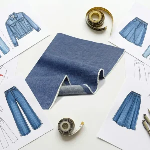 Factory Priced High Cotton 10 oz Twill Woven Fabric Tear Resistant Heavyweight Denim for Jeans Shoes Long Width Solids