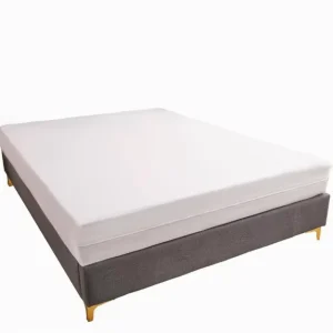 Factory Produces All Polyester Knitted Terry Cloth Six Sided Fully Wrapped Waterproof Bed Skirt