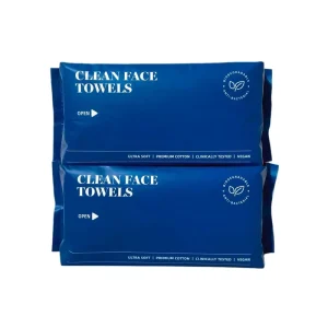 Factory Quick-Dry 100% Disposable Cotton Facial Tissue Soft Pack Nonwoven Paper Towels Bath Washcloths Solid Color