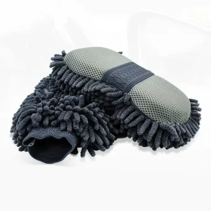 Factory Quick Dry Microfiber Towel Car Wash Hand Car Wash Towel Microfiber Chenille Mitts Thick Car Cleaning Mitt
