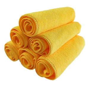 Factory Quick drying Non fading Durable 40x40cm Used for Car &home Cleaning Warp Knitted Towel Car Wash Towel