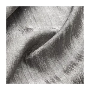 Factory Ready Stock Home Use Soft Blackout Tailored Pleat Striped 100% Polyester Window Curtain Fabrics for Living