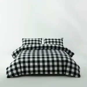 Factory Retail Quality 100% Cotton Geometric Woven Quick-Dry Customizable Size All-Season Hotel Bedding Set King Size