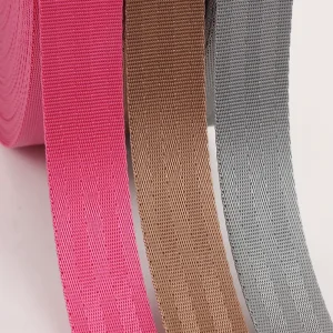 Factory Safety-Grade Nylon Webbing 15-5cm Wide Herringbone Twill Pattern Solid Color for Bags